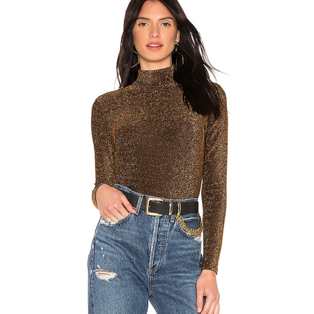 Gold Glitter Bodysuit